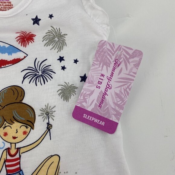Tommy Bahama Sleep Shirt Girls 2T Nightgown Beach Short Sleeve NEW - Picture 4 of 5